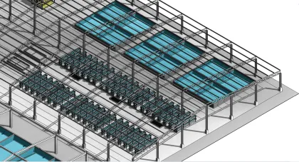 Professional Aqua Tech Indoor RAS Fish Farming Equipment for Tilapia and Catfish