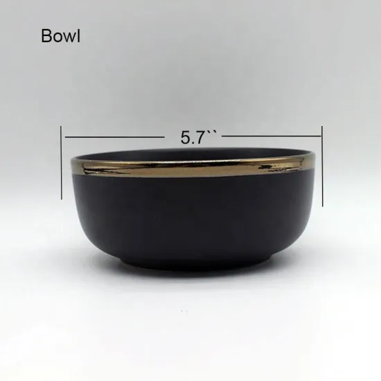 Rice noodle salad bowls ceramic porcelain dinnerware