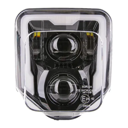 Dirt Bike Enduro Motorcycle 78W White DRL Headlights for Husqvarna 2017-2021