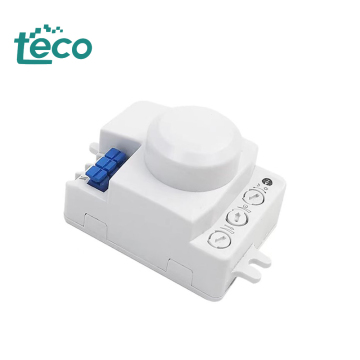Détecteur radar à haute sensibilité pour la lumière LED: interrupteur de capteur de mouvement micro-ondes monté sur le plafond