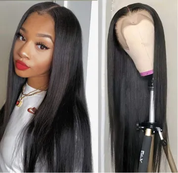 Chinese factory top quality New Arrival 100% HD Lace Front Virgin Cuticle Aligned Pre-Plucked Wigs Human Hair Lace Front
