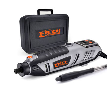 High-Power Mini Glass Grinder Kit with 200W Motor, Small Diameter Drill Bits, and Flexible Shaft for Precise Cutting and Grinding Tasks