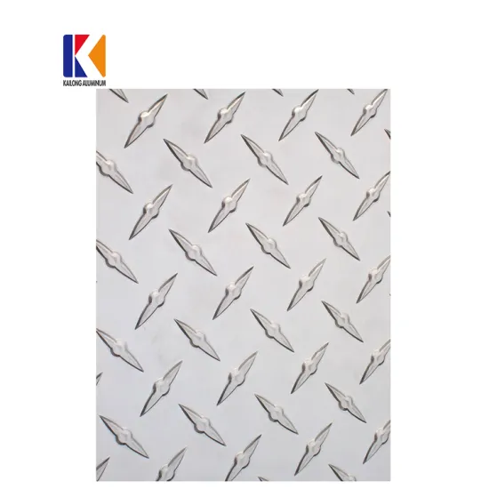 Checkered Aluminum Sheet 1100H24 5mm 10mm Alloy Diamond Plate
