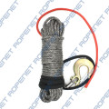 Linha de guincho sintético para guincho de corda com luva protetora