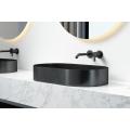 Oval Stainless Steel Bathroom Single Basin