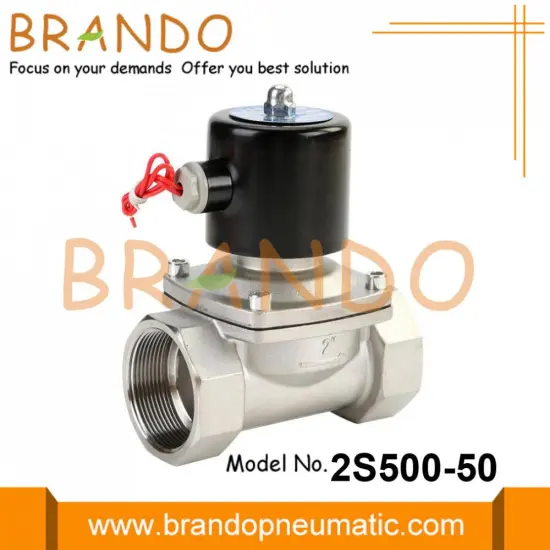2S500-50 2'' Stainless Steel Material Solenoid Valve 24V
