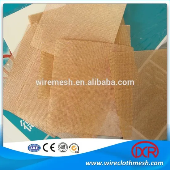 Phosphor plain copper wire mesh cloth