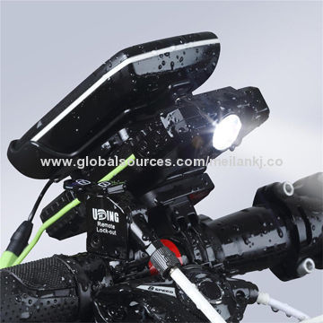Bike Power Bank with LED Flashlight, SOS Function