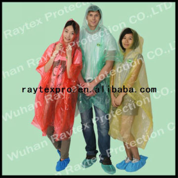 Disposable PE Waterproof Poncho