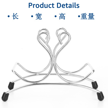 Double Bottle Stainless Steel Wholesale Wine Rack Holder