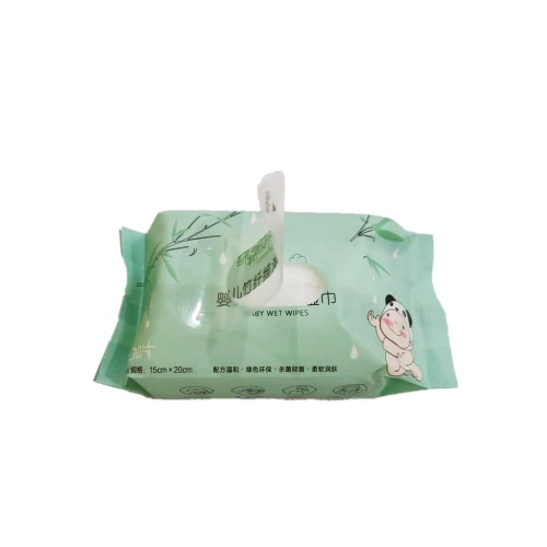 Lingettes humides naturelles biologiques en bambou 100% biodégradables pour bébé