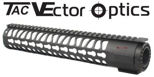 Vector Optics Tactical Key Mod KeyMod Free Float Rifle Style 12" Inch Handguard Rail Mount