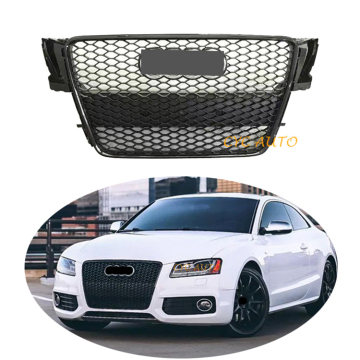 Grilla ABS B8 RS5 Ricevita Black Racing Front Bumper Grille per Audi A5/S5 8T/8F 2007-2012