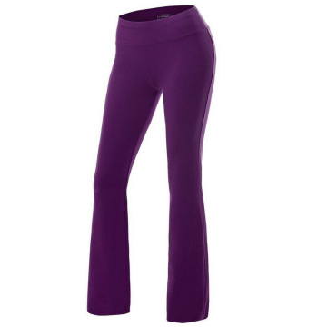 Leggings con corte de bota para mujeres de yoga