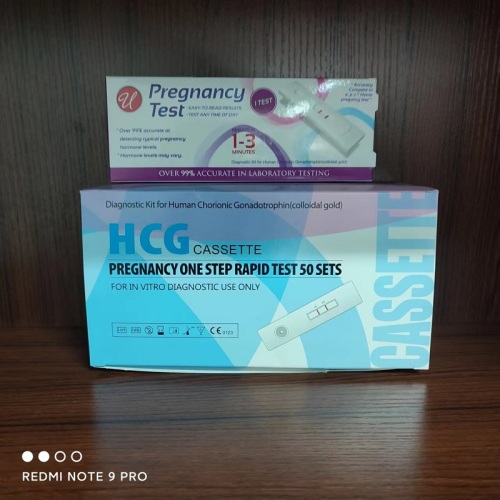 CE-zertifiziert ein Schritt HCG-Schwangerschaftstestgerät