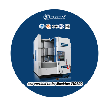 2 Meter Lathe Machine | CNC VTC500 4-Axis Vertical Lathe Torno