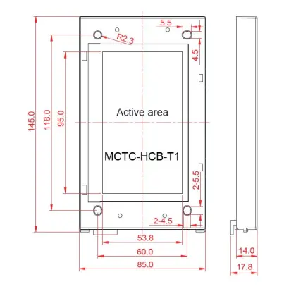 4.3 inch true color display