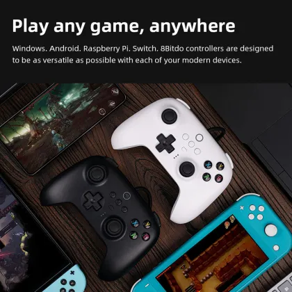 8BitDo Ultimate Wired Controller for PC Windows 10, Android, Raspberry Pi, and Switch