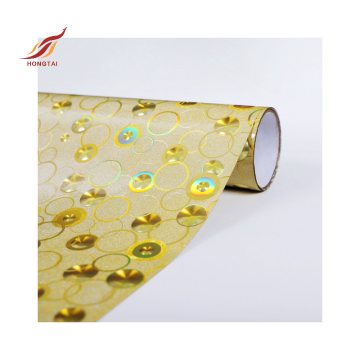 cpp gold vinyl glitter 3d glass window film