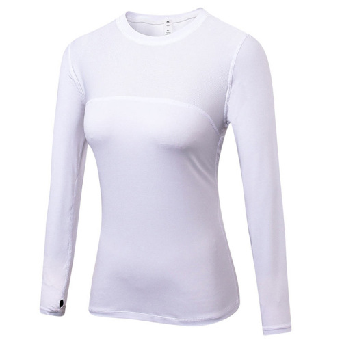 Nei Long Sleeve Workout Shirts fir Fraen