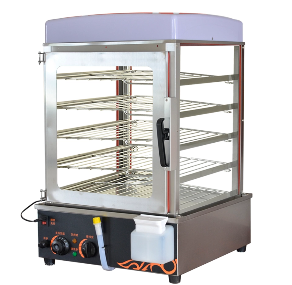 Commercial steamed bun display cabinet