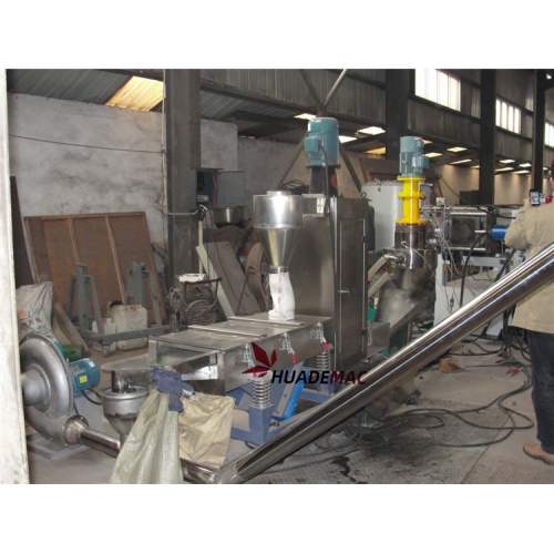 PP PE non woven fabric pelletizing machine