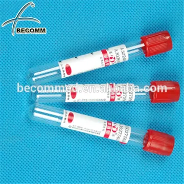Vacuum blood collection tube plain tube Red CAP