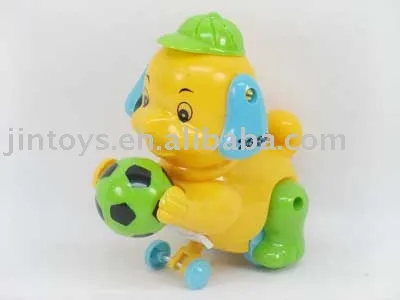 Plastic Animal Toy, Pull Line Dog with 3 Different Design