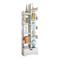 New Design Bookcase Smart Living Room Standing Bookcase