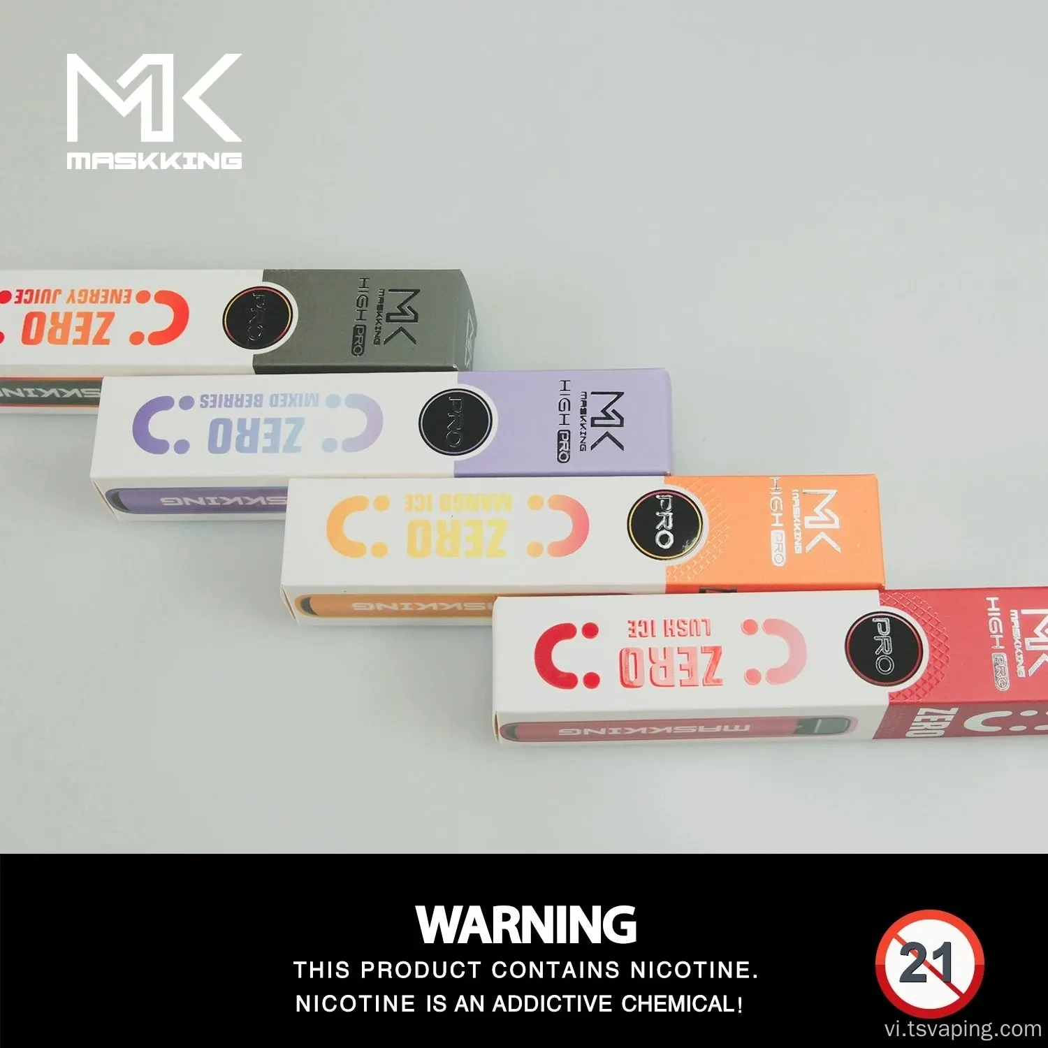 Bút vape dùng một lần 15 Hương vị thuốc lá điện tử