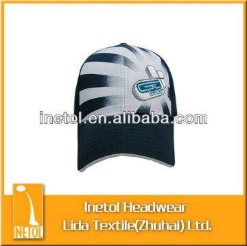 2015 fashion printing and embroidered 6 panels caps