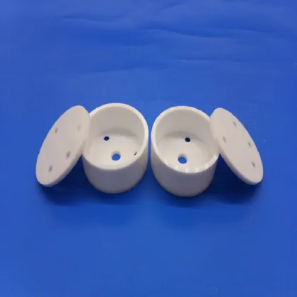 Zirconia Ceramic Filtering Crucible Refractory Crucibles