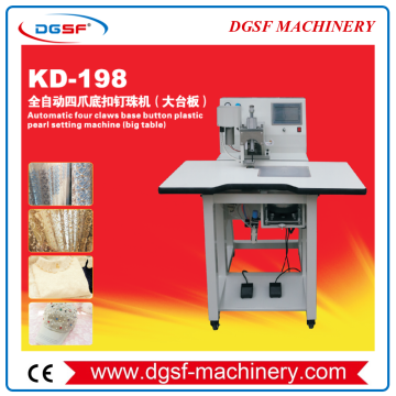 Fully Automatic Four-Prong Bottom Buckle Nailing Machine (Large Platen) KD-198
