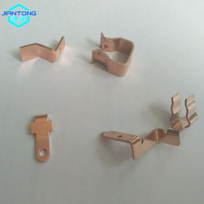 customized electrical stamping parts copper spring clip