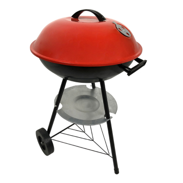 17 Inches Garden Picnic Camping Heat Control Portable Barbeque Grill Outdoor cooking Round Charcoal BBQ Grill with Wheels