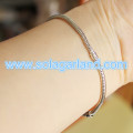 190MM Length Silver/ Plated Snake Chain Fit European Beads Charm Bracelet