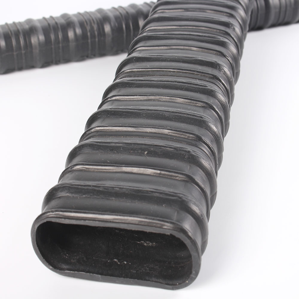 Black Prestressed flat duct