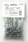 Rivet Alu Broad Head 12mm 4.0X10, 5mm A50PCS