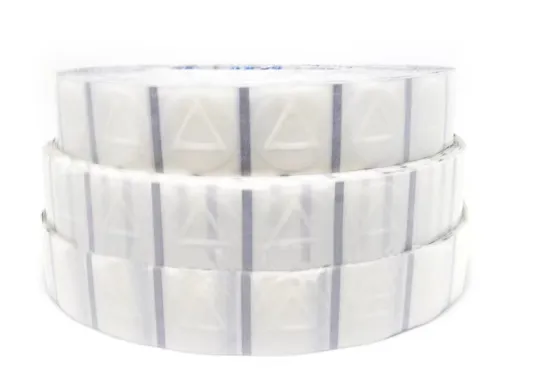 Triangle Raised Braille Customized Packaging Blind Label