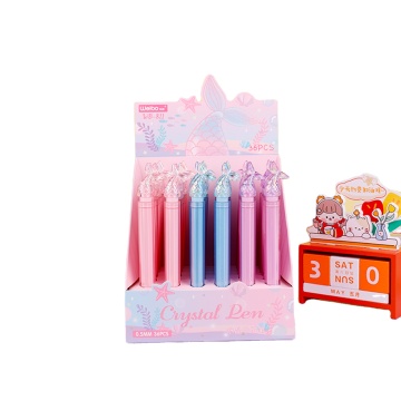 Hot Sale Transparent Crystal Gel Pens - Personalized Promotion Gift & Stationery Supplies with Low MOQ