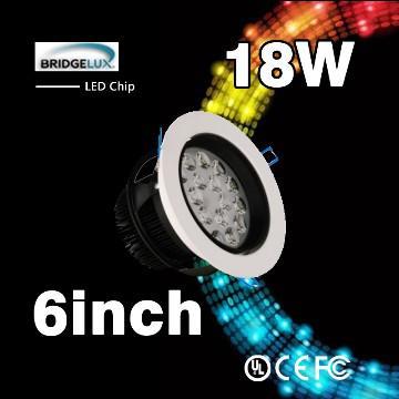 6inch 18w Chip ceiling led downlight
