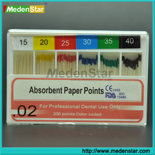 Dental Absorbent Paper Points / orthodontic absorbent paper AP-1