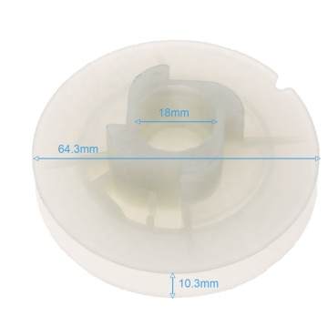 Pulley di avviamento singolo per motoseghe cinesi: modelli 4500, 5200, 5800 - Parte di sostituzione per sega a benzina da 45 cc, 52cc, 58cc - Strumento di riparazione del giardino - Durevole