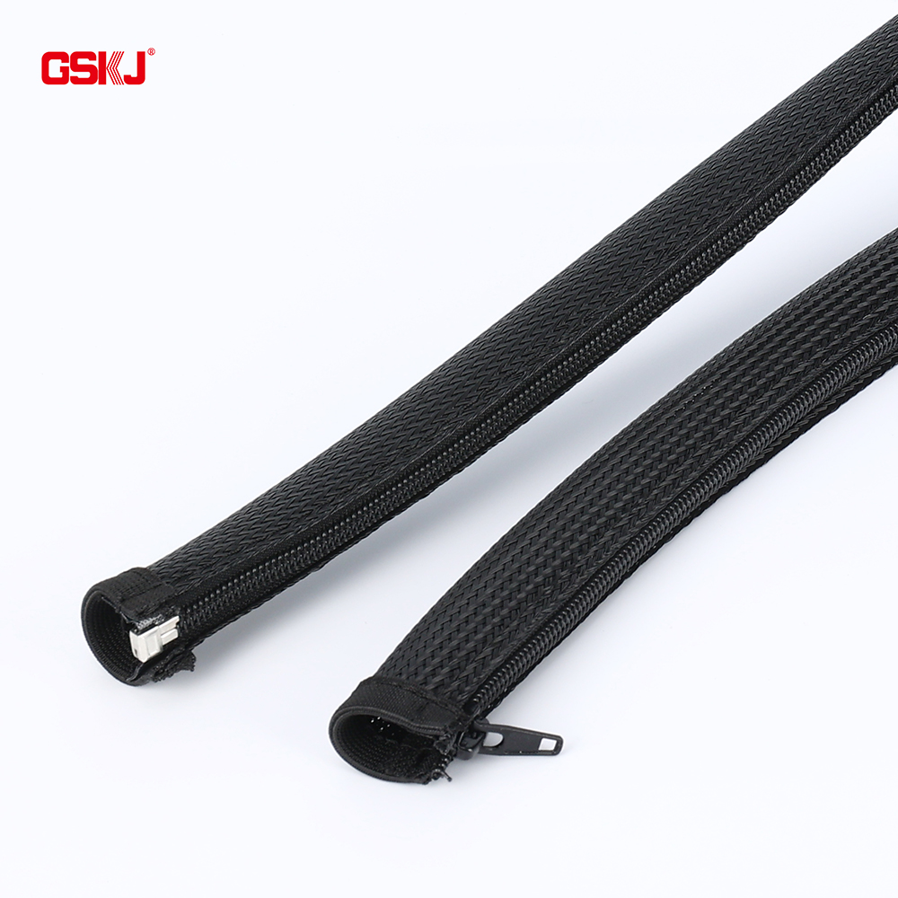 ワイヤーオーガナイザー用の柔軟なジッパーケーブルスリーブ