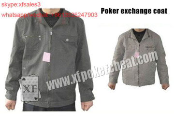 Safety Casino Poker Cheating Devices Black Cotton Men Style Jacket