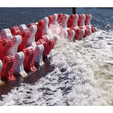 Pemutus Gelombang Air Dok Borong Laut: Break Break Air Plastik Barrier Laut Terapung