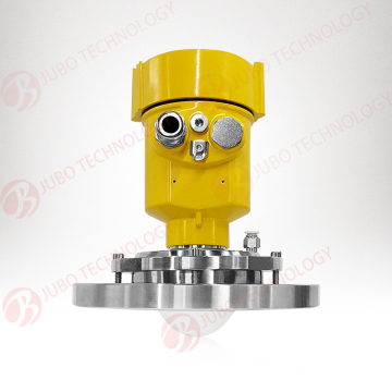 80GHz Aluminum Radar Level Transmitter with RS485 Interface for Solid Particles (Light Yellow)