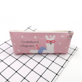 Colorful animal style cute alpaca PU pencil case