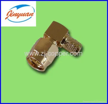 Mmcx Male Crimp Right Angle For Rg316 Cable 