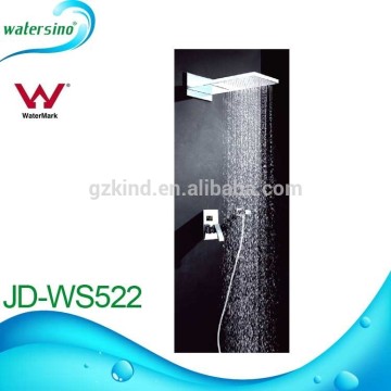 Elegant 3 in 1 hidden bathroom rain waterfall shower set